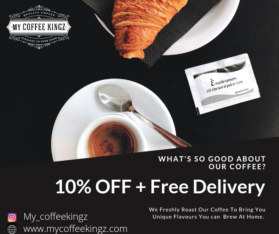 Coffee &amp; Crossiant Just The Way To Start The Day! mycoffeekingz.com 

#crossiantsandcoffee #coffee_inst #coffeegeek #onthetable #knife #napkin #sugar #freshlymade #bakery #smell #specialoffer #freedelivery #butter #morning vibes #crossiant #crispy #freshlymade #coffeebeans