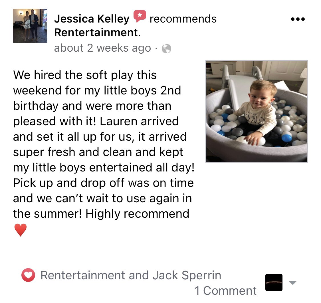 Kids soft play hire. Perfect for birthdays or even just a fun treat. Girls and boys hire both available 🧸