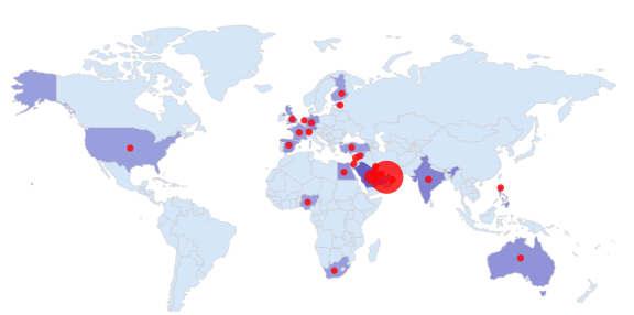 melendicott's tweet photo. AHIMA Middle East event is live and we have participants from all over the globe! #ahimame There's still time to register! https://t.co/bo61PnXlE9 https://t.co/8m5MQEnDuZ
