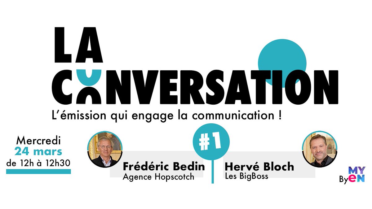 MyEventNetwrk's tweet photo. 🚨Plus que quelques heures avant La Conversation #1 avec @fredericbedin, @hervebloch et @XDordor !

Vous souhaitez tout savoir sur les nouveaux enjeux de la #digitalisation de l’événementiel ? Ça se passe ici, à 12h 👉 https://t.co/q7DoyjLKQZ

#LaConversation #events #eventprofs https://t.co/qEdgYPcI6U