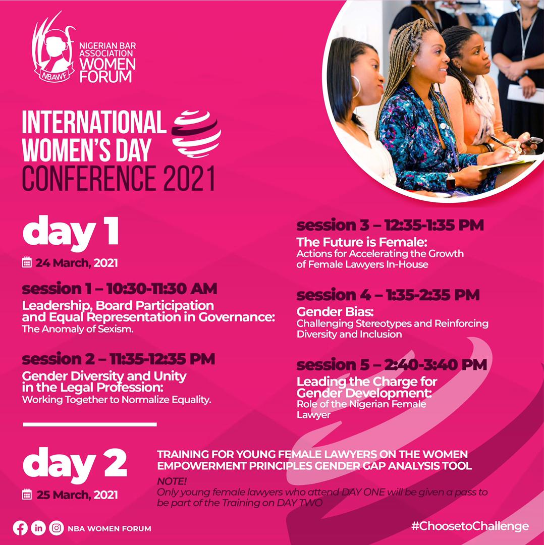 ESMERALDOESQ's tweet photo. The #NBAWF #IWD2021 #ChooseToChallenge2021 event is live,trust me you don't want to miss this event.
Well done to the planning committee for putting this together. https://t.co/2MNBfTwa15