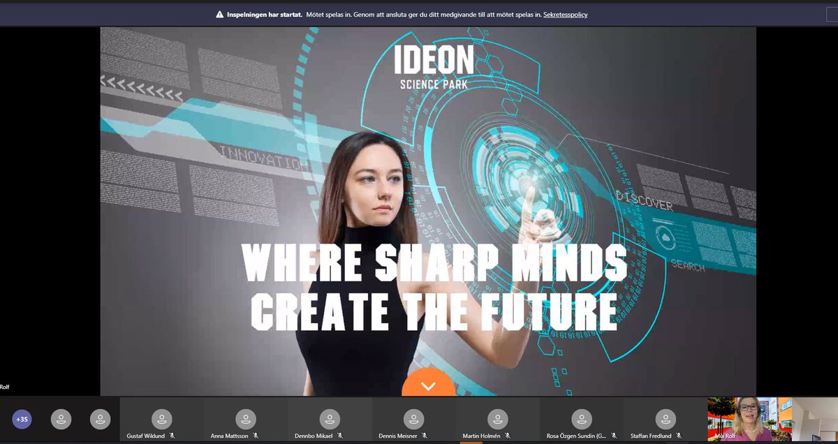 kentlundgren's tweet photo. #årsmöte #SolarRegionSkåne https://t.co/ei931yMoWP börjar med att Mia Rolf @miarolf presentation av Ideon Science Park @IdeonSP #IdeonSciencePark https://t.co/aKIncOh4la