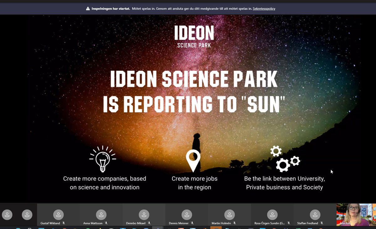kentlundgren's tweet photo. #årsmöte #SolarRegionSkåne https://t.co/ei931yMoWP börjar med att Mia Rolf @miarolf presentation av Ideon Science Park @IdeonSP #IdeonSciencePark https://t.co/aKIncOh4la