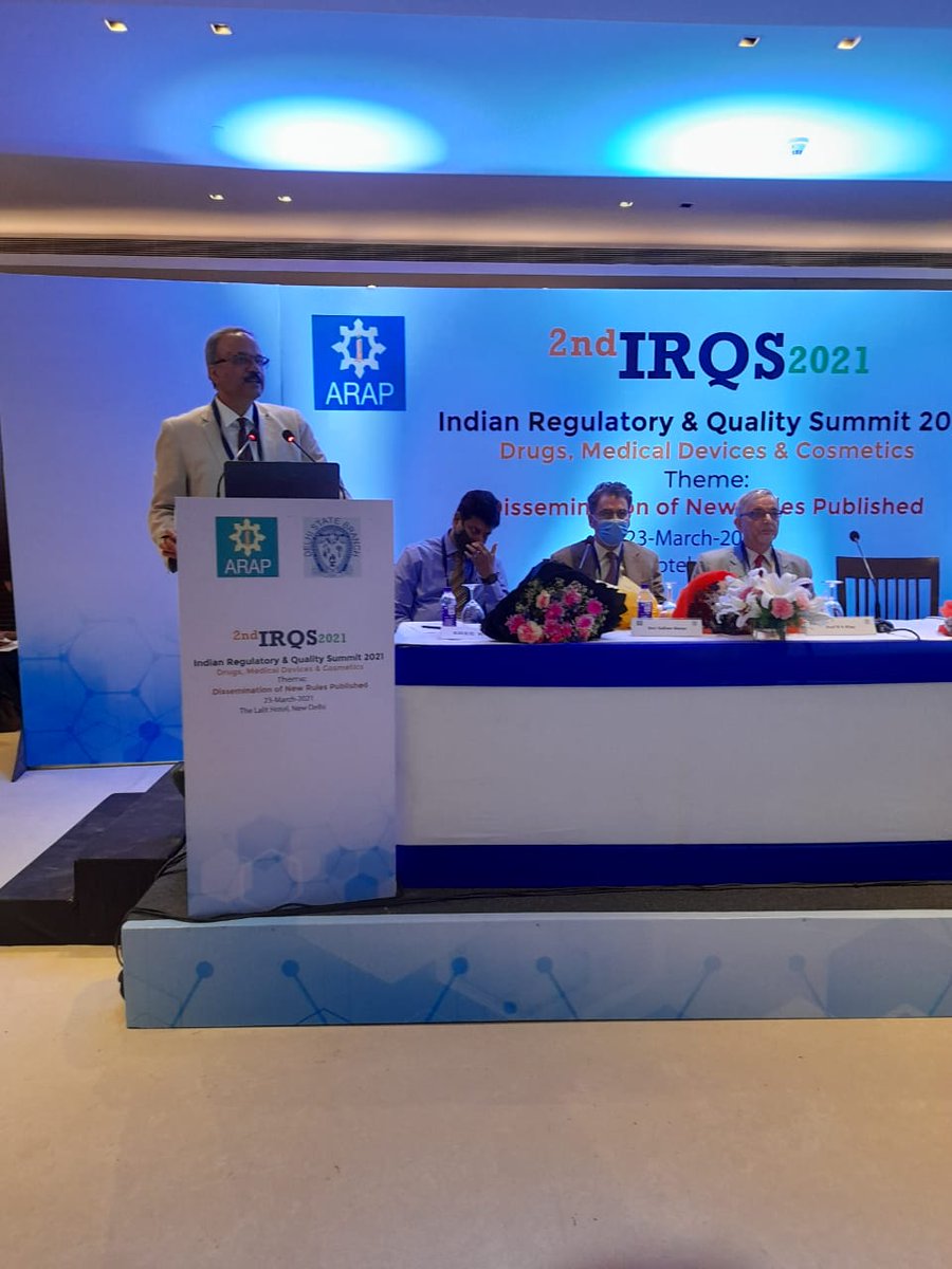 ipcgzb's tweet photo. Association of Regulatory Affairs professionals (ARAP) in collaboration with Indian Pharmaceutical Association (IPA) Delhi organised 2nd Indian Regulatory and Quality Summit 2021 on 23rd March 2021 in New Delhi. 
https://t.co/5JxyQjLQTj https://t.co/bEYXjiAYlX
