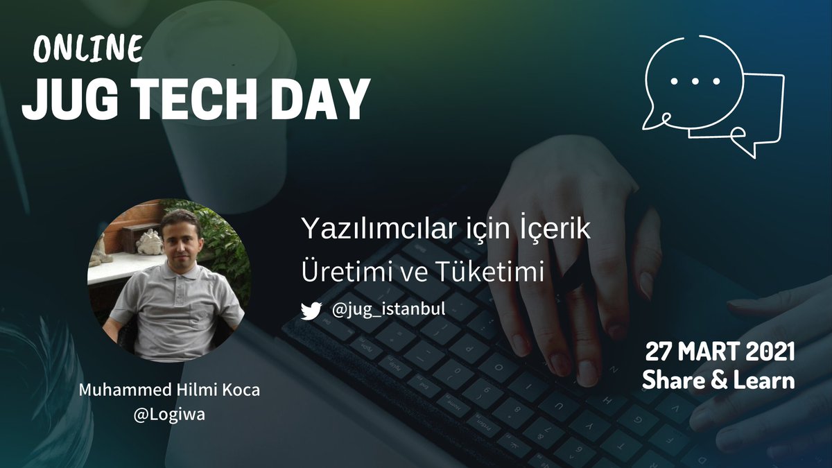 jug_istanbul's tweet photo. Daha verimli ve istikrarlı içerik üretip tüketmek istiyorsanız @mhk_developer'nın oturumunu kaçırmayın!
🤩JUG Tech Day'e katılım ücretsizdir.
🙌Katılım kontenjan ile sınırlıdır.
🚀Hemen kayıt olmayı unutmayın.
👉https://t.co/GW3EVrBM8v
#ShareLearn #JugTechDay https://t.co/vZBtdGzVmK