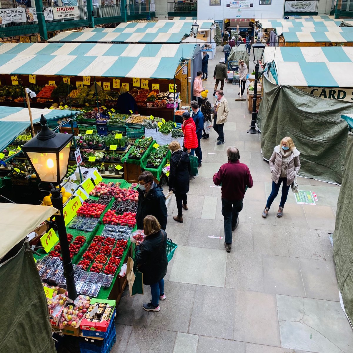 Here's to a happy Wednesday! Our essential food and drink traders are carrying on with what they do best - serving our customers with quality produce, as they have done week in week out over the past year of the pandemic. Have a great day.