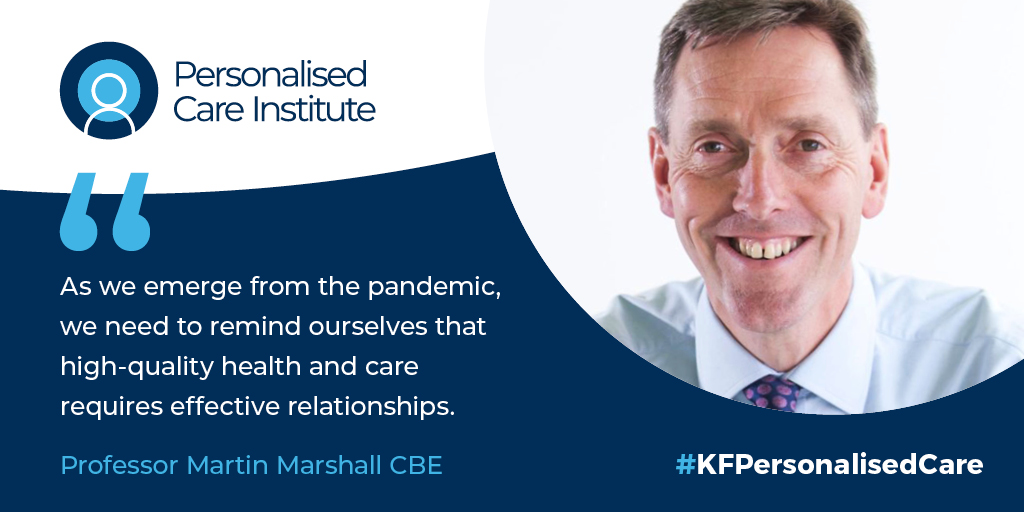 PCI Co-Chair &amp; Chair of @RCGP @MartinRCGP is speaking <a href="/TheKingsFund/">The King's Fund</a> #KFPersonalisedCare conference today about the vital role of #PersonalisedCare training in reforming patient-healthcare professional relationships &amp; empowering patients with more control over their care