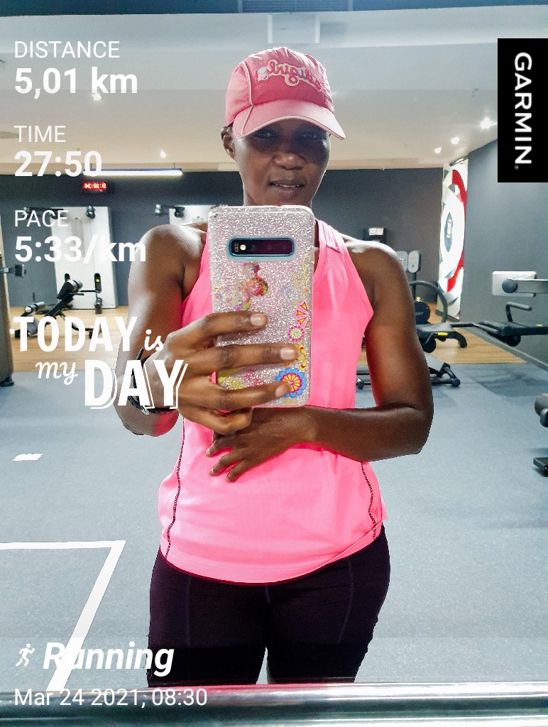 Feeling refreshed after a day's rest,felt like I had wings when I ran today but time was against me. I love it 🏌‍♀️🚴‍♀️🏋‍♀️❤
#FitmomGolfmomGymfanatic
#RunningWithTumiSole 
#RunningWithLulubel 
#FetchYourBody2021 
#Journeyto50years 
#Beyourowninspiration