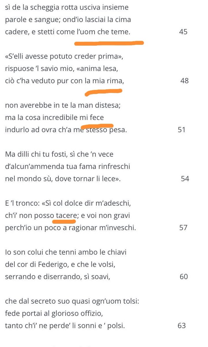 4Pellico's tweet photo. "L'uom che teme la mia rima mi fece tacere." Pietro A.  IV C "Pellico" Saluzzo, @MusePIEMONTE #DanteSocial #riscritture Canto XIII Inferno https://t.co/RDrwM5dJDR