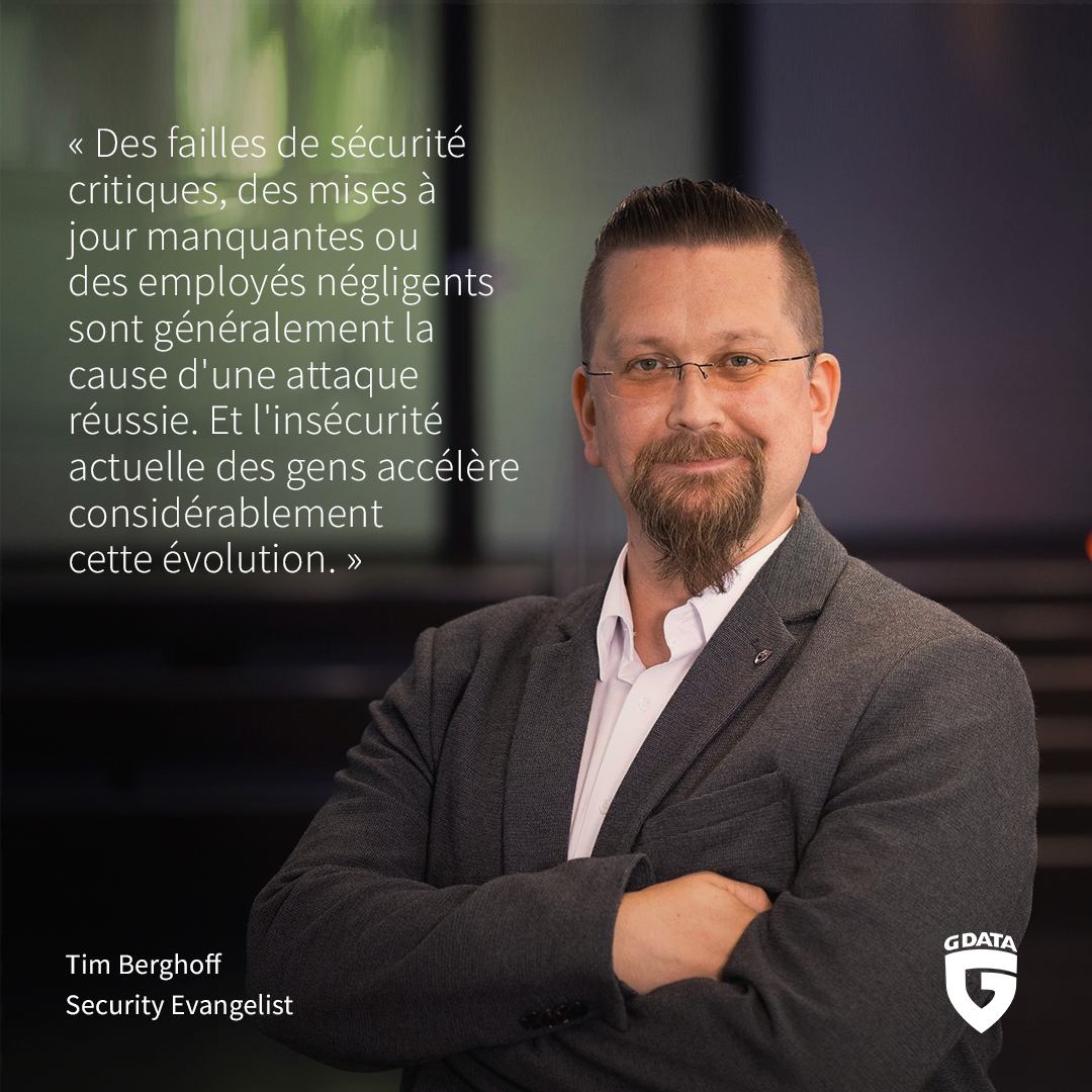 La pandémie est toujours d'actualité pour les criminels, qui exploitent l'incertitude des gens pour monter des attaques. Selon la dernière analyse des menaces de <a href="/GDATA/">G DATA Global</a>, leur nombre a augmenté de 85 % au cours du second semestre de l'année. 

➡️ gdata.fr/news/2021/03/3…