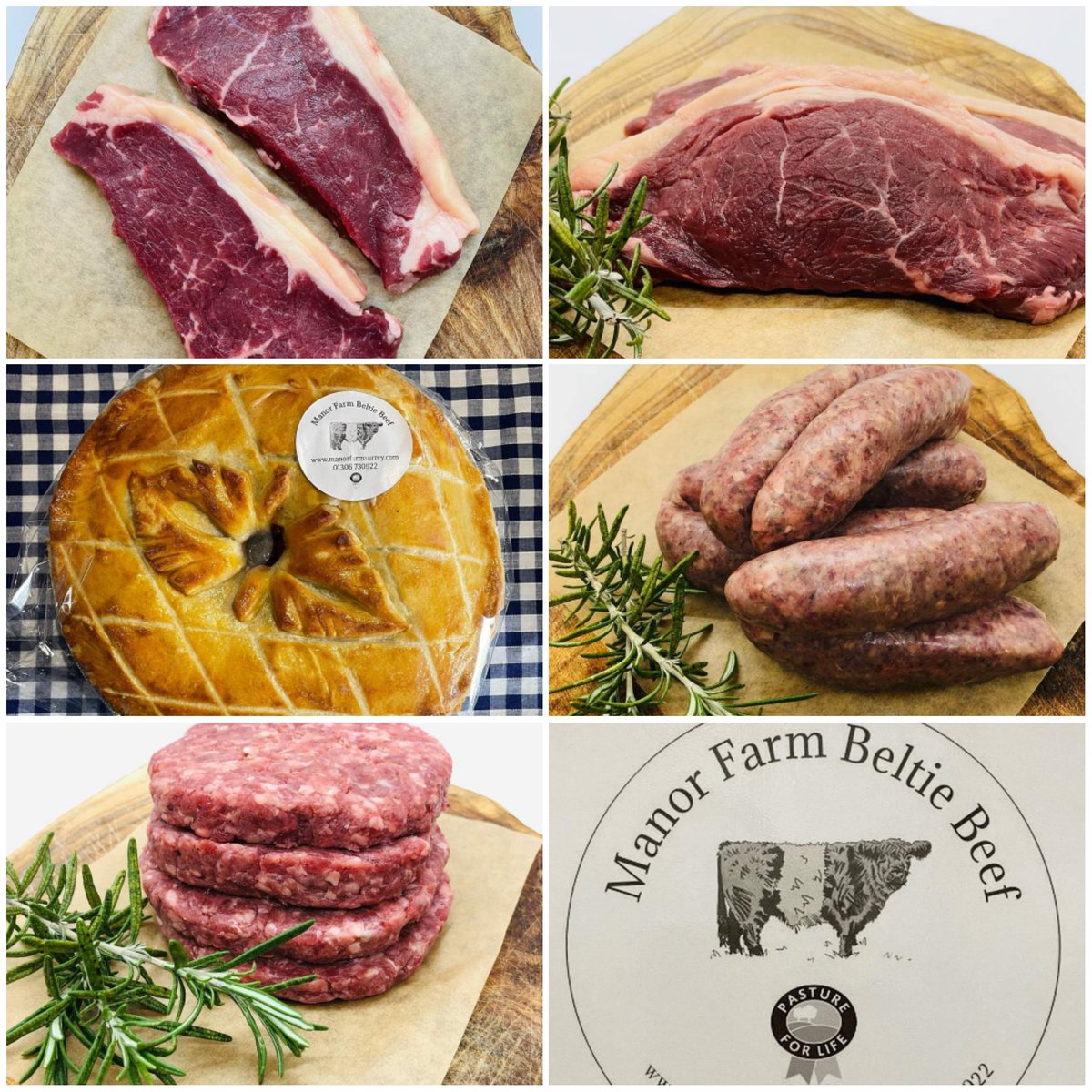 LocalFoodFinder's tweet photo. @ManorFarmWotton Belted Galloway Beef is open today in Wotton, Surrey for fresh, grass fed Manor Farm Beltie Beef. Pick up steaks, pies, sausages, burgers, brisket joints, short ribs, marrow bones etc from 10.30am to 4pm. 🥩 #StayLoyaltoLocal https://t.co/ZMzed2rp97