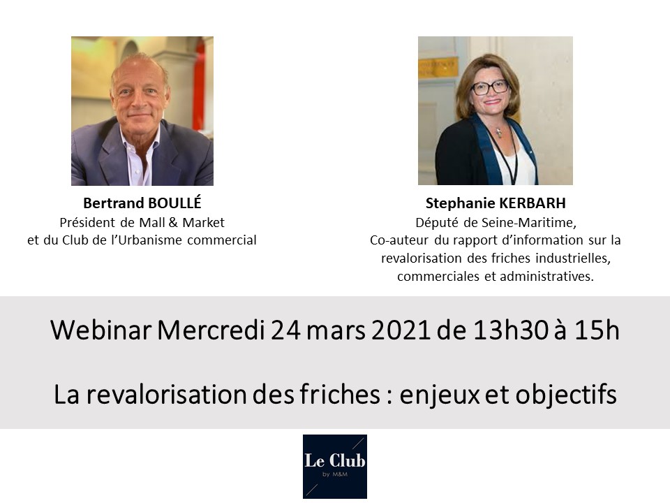 MallandMarket's tweet photo. ●MERCREDI 24 mars entre 13h30 et 15h●
📣WEBINAR : La revalorisation des friches commerciales, industrielles et administratives
Inscrivez-vous ci-dessous :
https://t.co/UwIujxLgpG
Plus que quelques heures pour vous inscrire ! https://t.co/8dfMAzAJuw