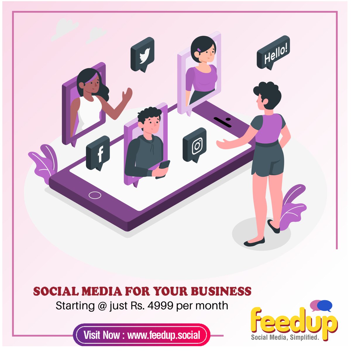 feedupsocial's tweet photo. Engagement is one of the most basic aspects of social media marketing. It helps brands and businesses make a connection with the audience and sets up a better impression.
#socialmediaforSME #socialmediamarketing #socialmediatips https://t.co/s4pm0ur8ow