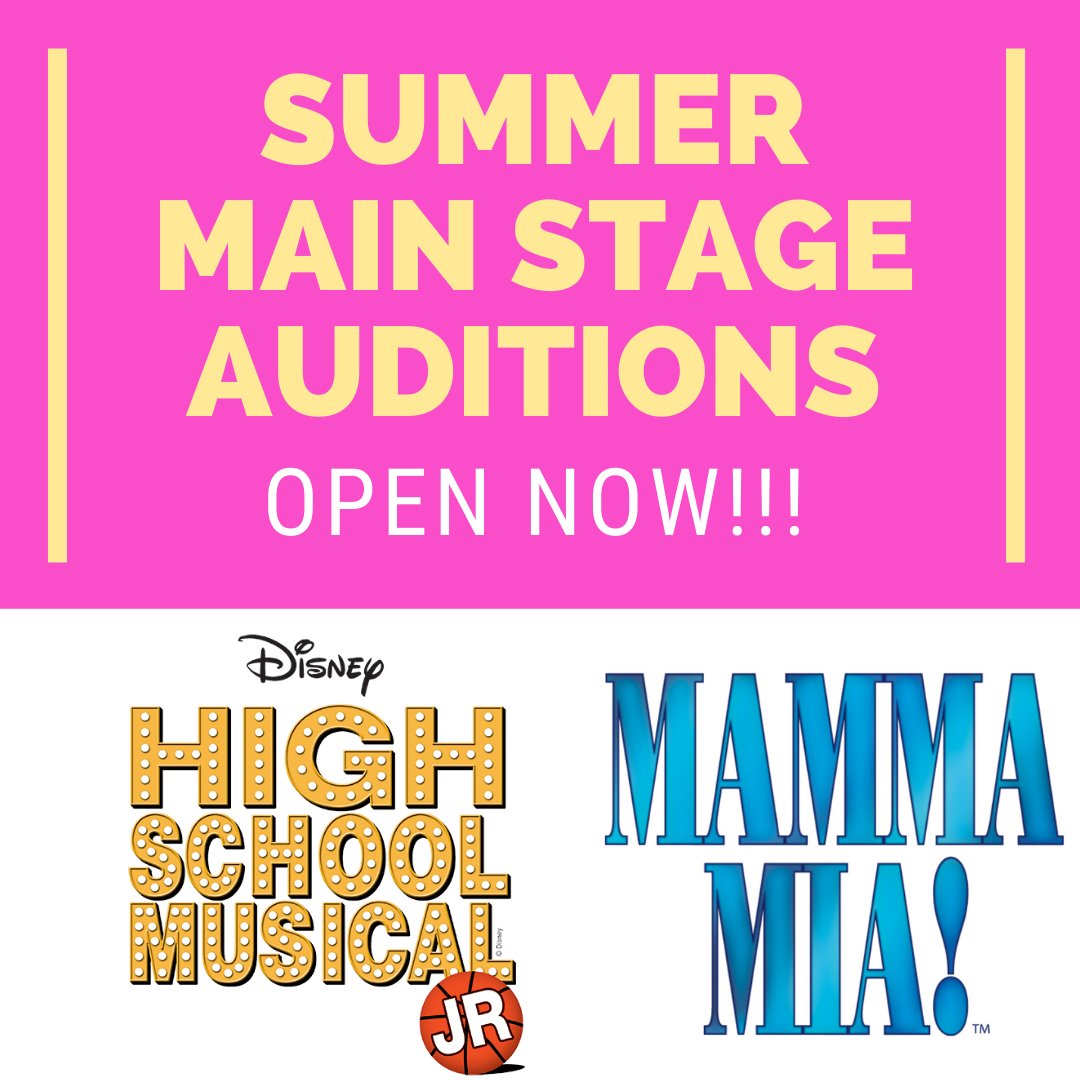 BAMtheatre's tweet photo. Auditions are open for our Summer Main Stage Musicals!! - https://t.co/gzv76xYPDg https://t.co/6zXesrqI2u