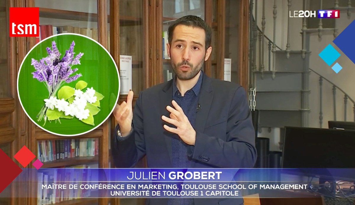TSM_Toulouse's tweet photo. 🇫🇷[Replay] Le marketing olfactif en grand format sur @TF1.
Retrouvez l’intervention de @Julien_GROBERT, enseignant-chercheur à #TSMResearch @UT1Capitole sur l’importance des odeurs et des parfums pour les marques &amp; le comportement des consommateurs.
👉https://t.co/nB6zm1MfMF https://t.co/PmV8ZVxNYw