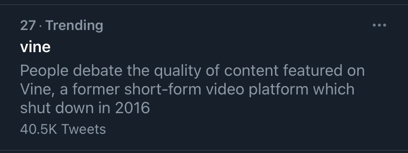 IsabellaRadecki's tweet photo. Before Tik Tok there was vine! Vine is still one of the most talked about social media platforms despite being shut down for five years! As someone who had both a vine and a Tik Tok account there’s a clear difference between the two. #fscsm21 https://t.co/xdbelKSdjL