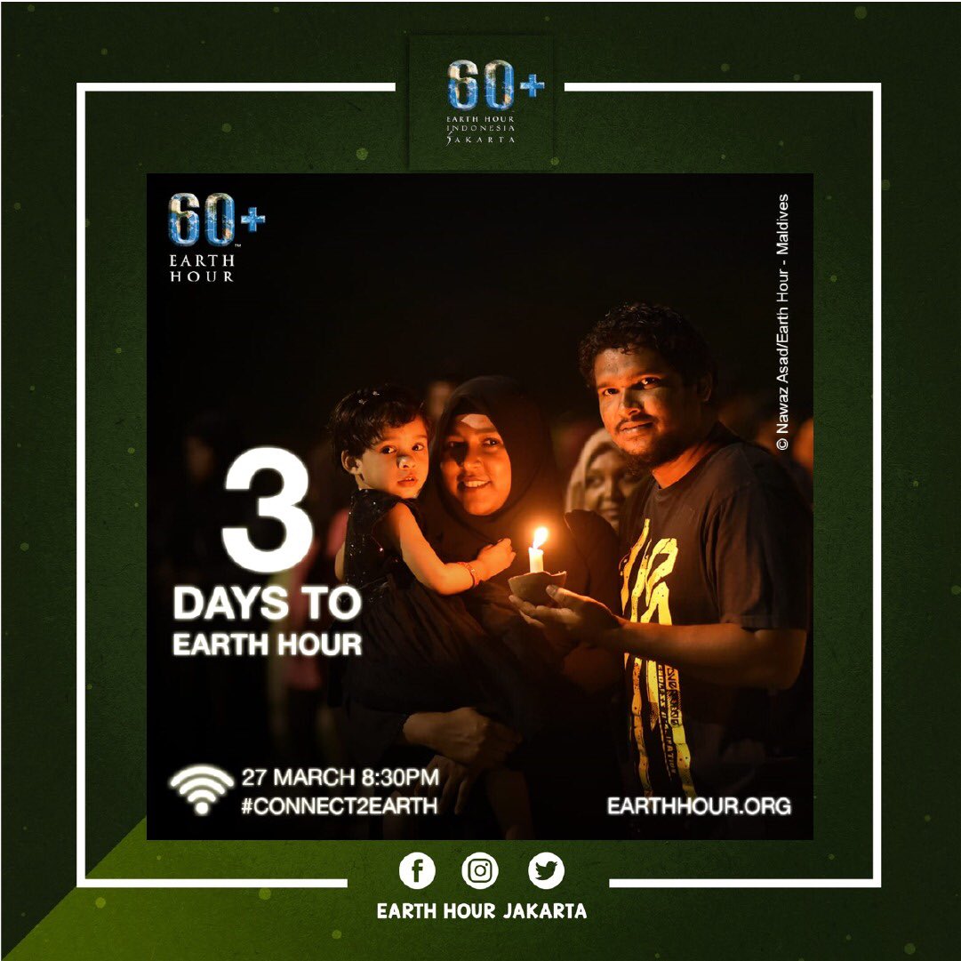 EHJKT's tweet photo. Hari yang dinanti sudah semakin dekat. Segera persiapkan dirimu menuju kampanye akbar tahunan ini demi bumi yang lebih baik. 

#UnityInBiodiversity 
#EarthHour 
#EHIndonesia 
#RaiseYourVoiceForNature 
#Connect2Earth https://t.co/D28TRV2HoK
