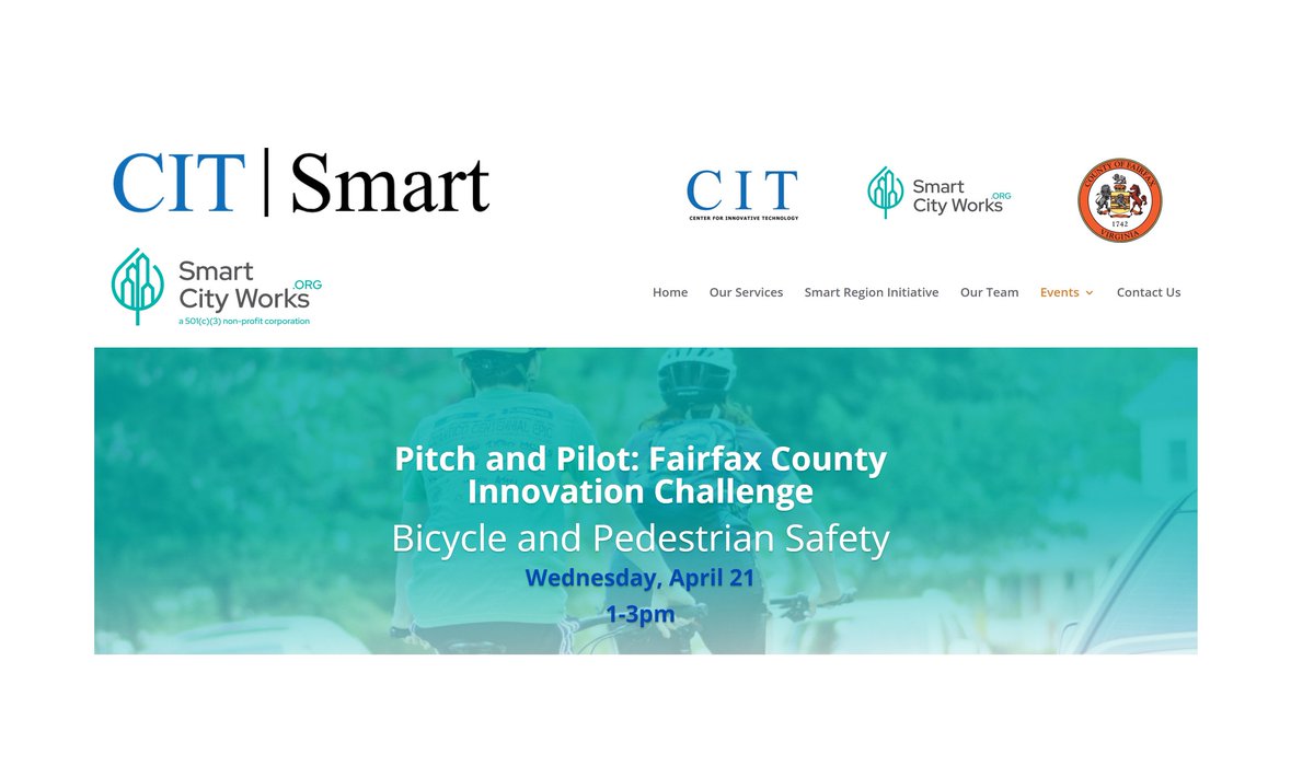 VirginiaIPC's tweet photo. Pleased to support this great Innovation Challenge! Pitch & Pilot: @fairfaxcounty Innovation Challenge - Bicycle & Pedestrian Safety | Apply Here: https://t.co/zhN3KB35FT | #CITSmart #SmartCommunities #SmartCityWorks #InnovationChallenge #FairfaxCounty #Virginia #vabiz @dihrie 💡 https://t.co/3sVjrEOvYk