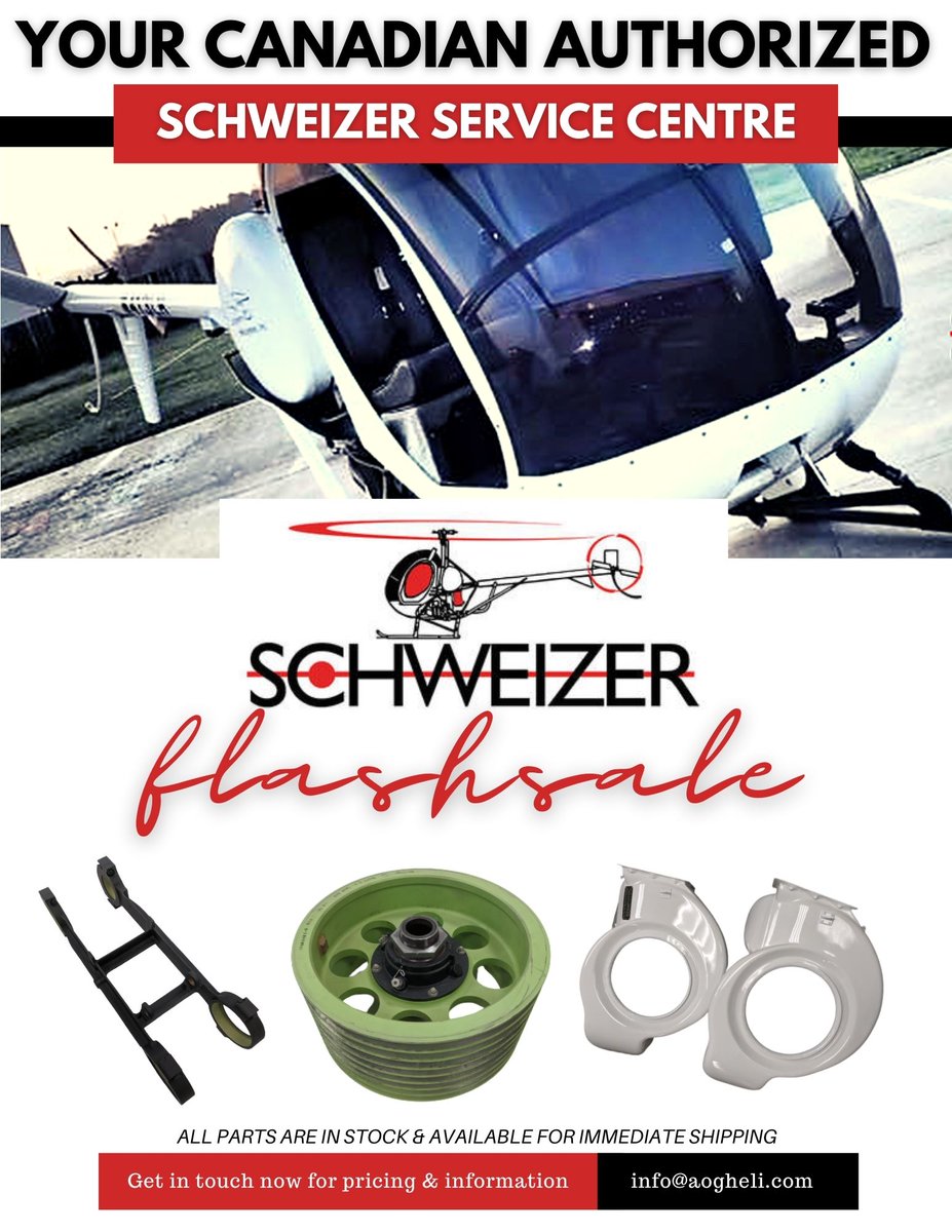 AOGHeliservices's tweet photo. AOG FLASH SALE! ACT NOW! - https://t.co/0DePesAHx9 https://t.co/Z2mISmKL8n