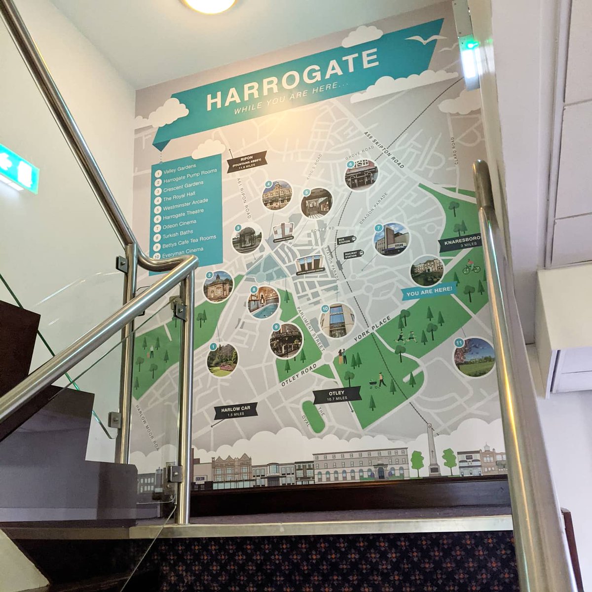 SignHubHgate's tweet photo. Make the most of your wall space!
Photo taken by @stephsimmonsphotos
#wallgraphics #graphics #wallvinyl #stairways #harrogate #blossom #thestray #photography #cedarcourthotel #cedarcourt #yorkshire #signage #signs #interior #signhub #signhubharrogate https://t.co/mdRpF9zG7W