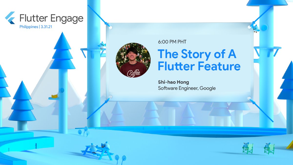 flutter_ph's tweet image. Flutter is Google's UI toolkit for building beautiful, natively compiled applications for mobile, web, and desktop from a single codebase.
We're excited to have @shihaohong next week in the Philippines 🇵🇭
#flutter #flutterengage #flutterdotph #30daysofflutter #30daysofflutterph