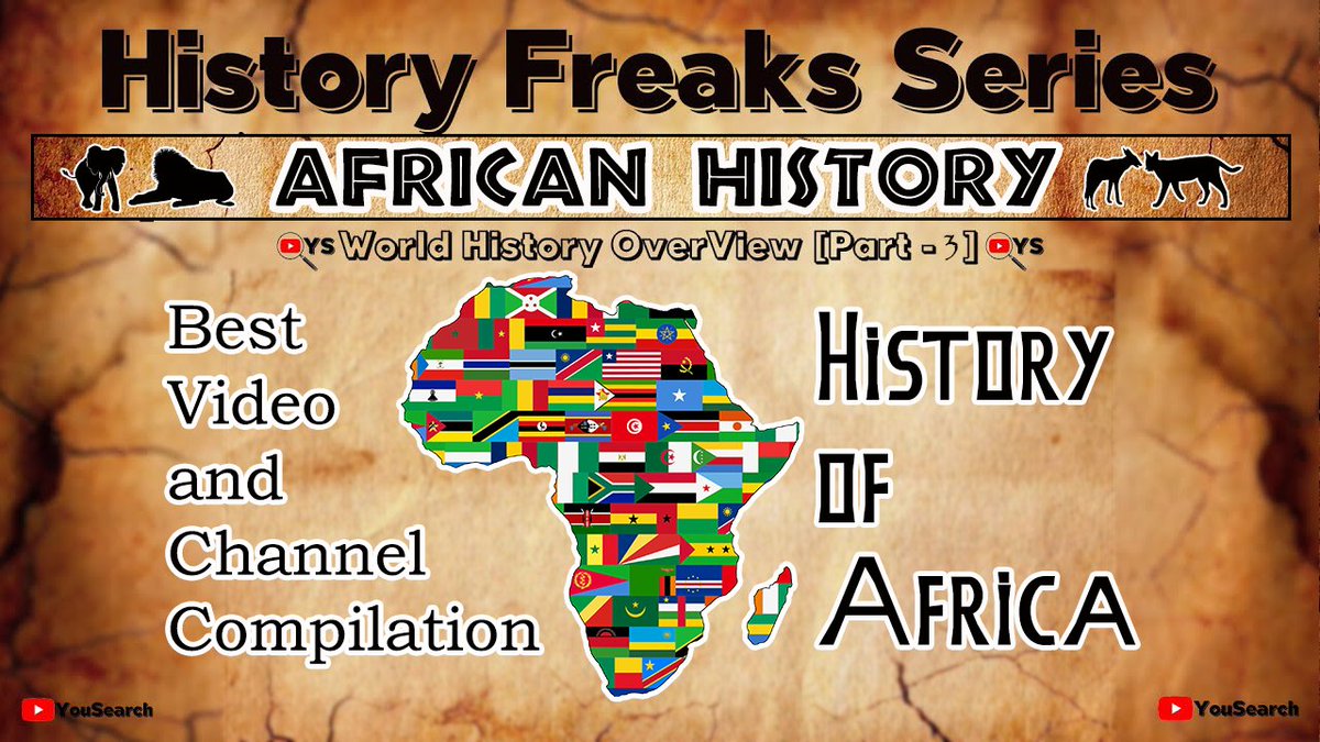 YouSearchYT's tweet photo. Hello Friends, 
I'm back again with an amazing video from World History Overview Series which is part of History Freaks Series. Link: 👉 https://t.co/fIbZNjamRe 👈
#worldhistory #Africanhistory #HistoryOfAfrica #historyoftheworld
#yousearchyt
#YousearchOfficial
#yousearch https://t.co/NlzJIUdSiR