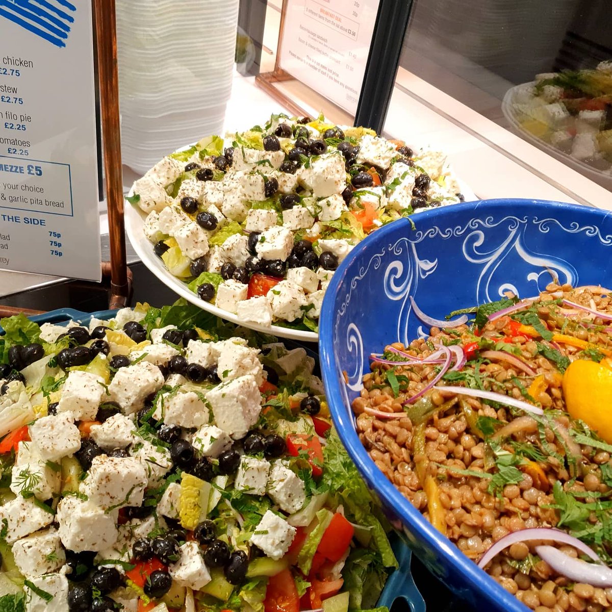 Wharf_Kitchen's tweet photo. What a π¬π· Greek π¬π· feast this was! π Our lunch menu for this Greek inspired lunch?π
#stifado #beefandtomatostew
#kotopoulokakinesto #spicedchicken
#spanakopita #spinachfilopie
#gemistes #stuffedtomatoesπ
#fakessalata #puylentilsalad
#horiatikisalata #greeksalad
@baxterstorey https://t.co/uqJyVkYLFx