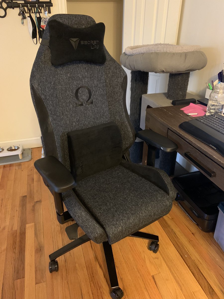 MitchGarofalo's tweet photo. Loving my brand new #SecretLab Omega chair. Great for gaming and Working at home! https://t.co/BxnoiRSoDq