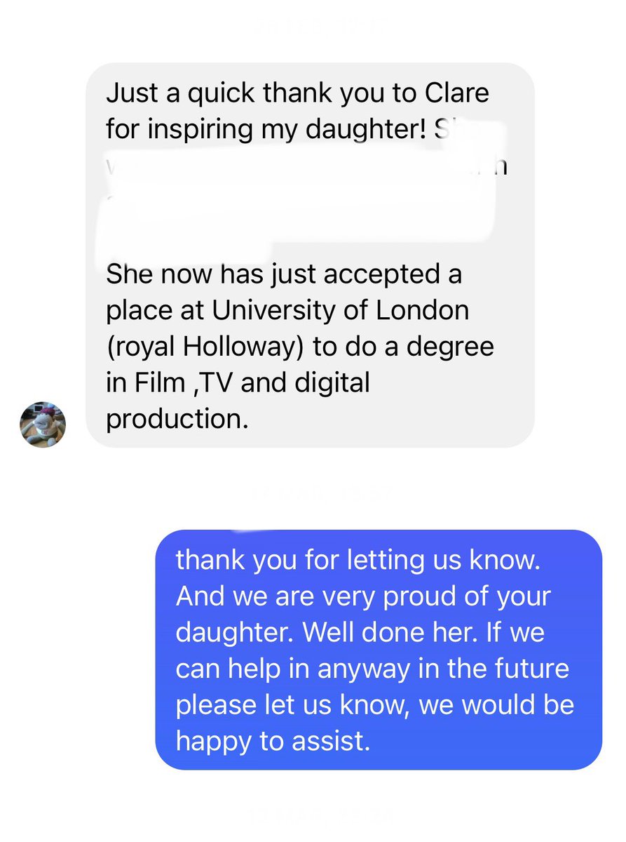 Lovely to hear, this makes me smile. 😀Always happy to help new filmmakers #womeninfilm #wftv #filmmaking #movie #messege #producer #femaleproducer #losteyefilms #wednesdayvibes  #inclusion #university #uk #ukfilm #ukfilmmakers