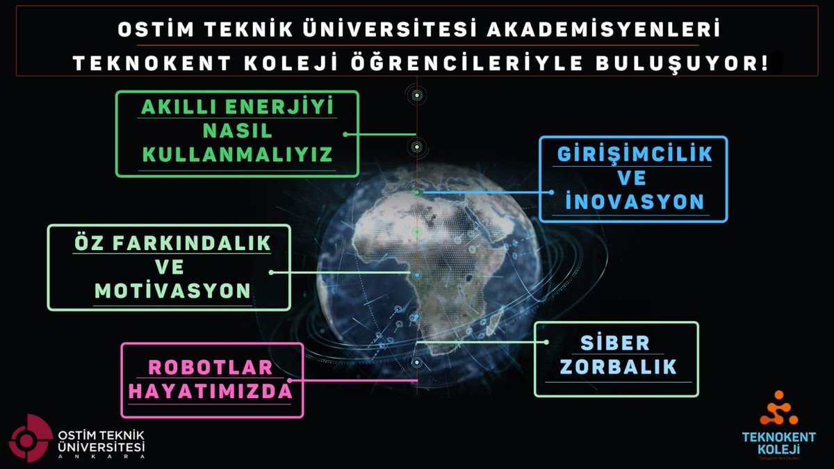 Ostim Teknik Üniversitesi öğretim görevlileri tarafından öğrencilerimize birçok alanda verilen eğitim devam ediyor. #ostimtekniküniversitesi #teknokentkolejleri