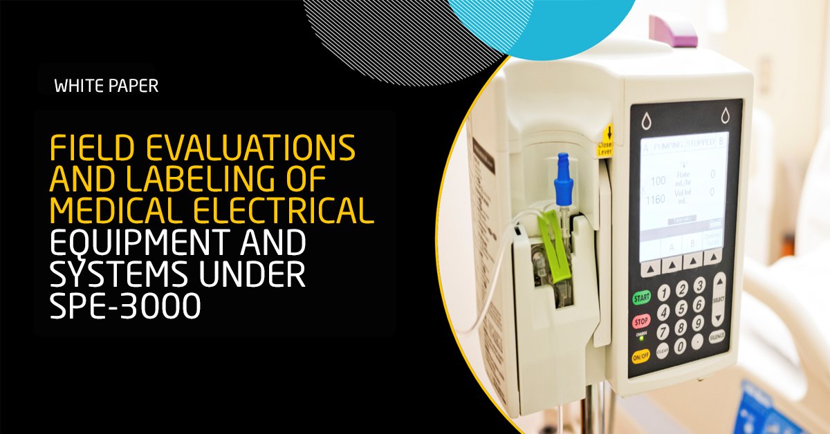 SPE-3000 sets requirements for #fieldevaluations of #medical #electrical equipment & systems in Canada. Get an overview of the model code and the process in our white paper. ow.ly/U3L650E1tos #medicaldevice