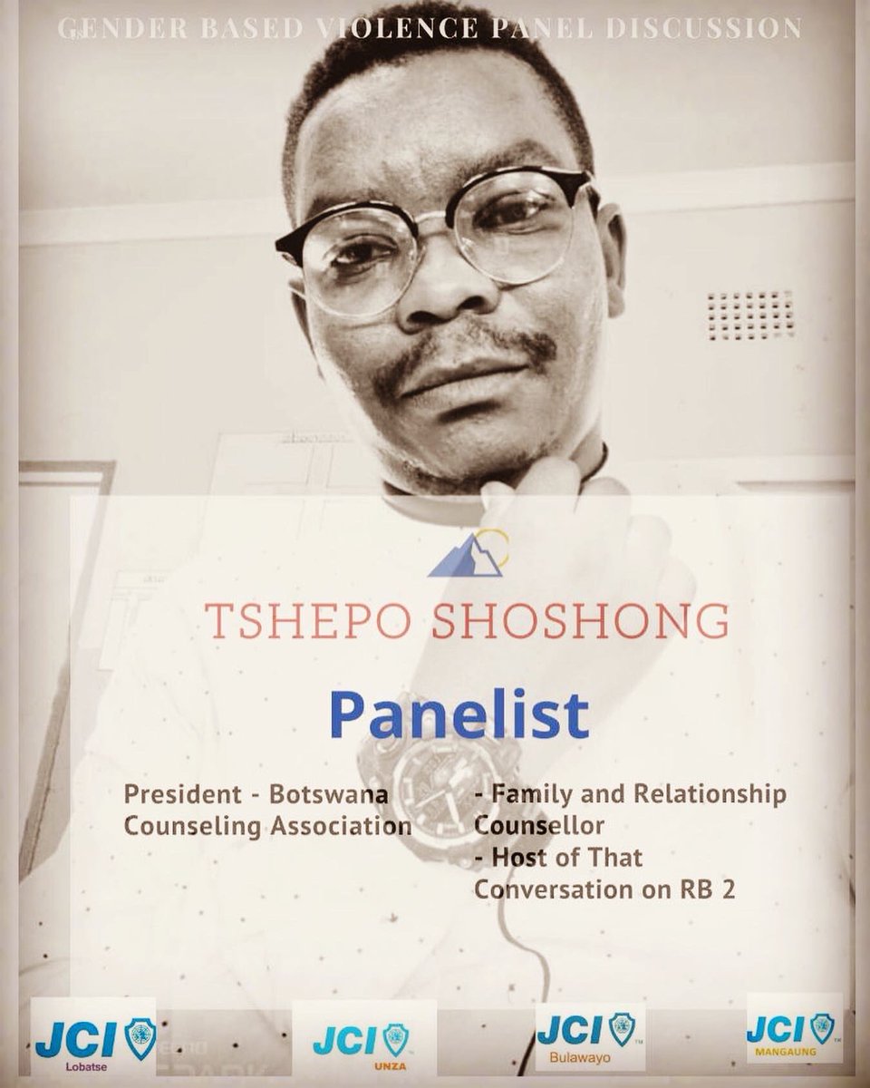 jcimangaung's tweet photo. JCI LOBATSE Gender Based Violence Sensitization Event:
in collaboration with JCI Mangaung; JCI Unza -Zambia; & JCI Bulawayo -Zimbabwe
When- 27th March 2021
@ 9:00am CAT
DM us for Zoom link
#jcimangaung #jci #jcisa #genderbasedviolenceawareness #gbv #ServantLeadership #awareness https://t.co/6NWxWeLXGb