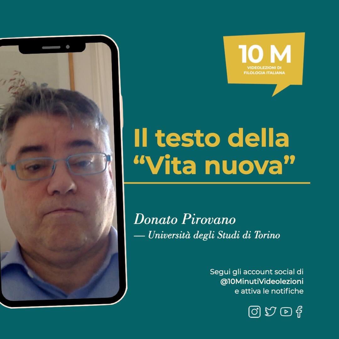 Dante_Aligheri's tweet photo. Anche @10MVideolezioni si unisce alle iniziative dantesche per il #Dantedì! Per l'occasione uscirà una videolezione sulla Vita nuova che passerà in rassegna i principali testimoni manoscritti e descriverà il lavoro svolto per la ricostruzione dell'originale perduto.

1/2 https://t.co/lNvkbtLMwK