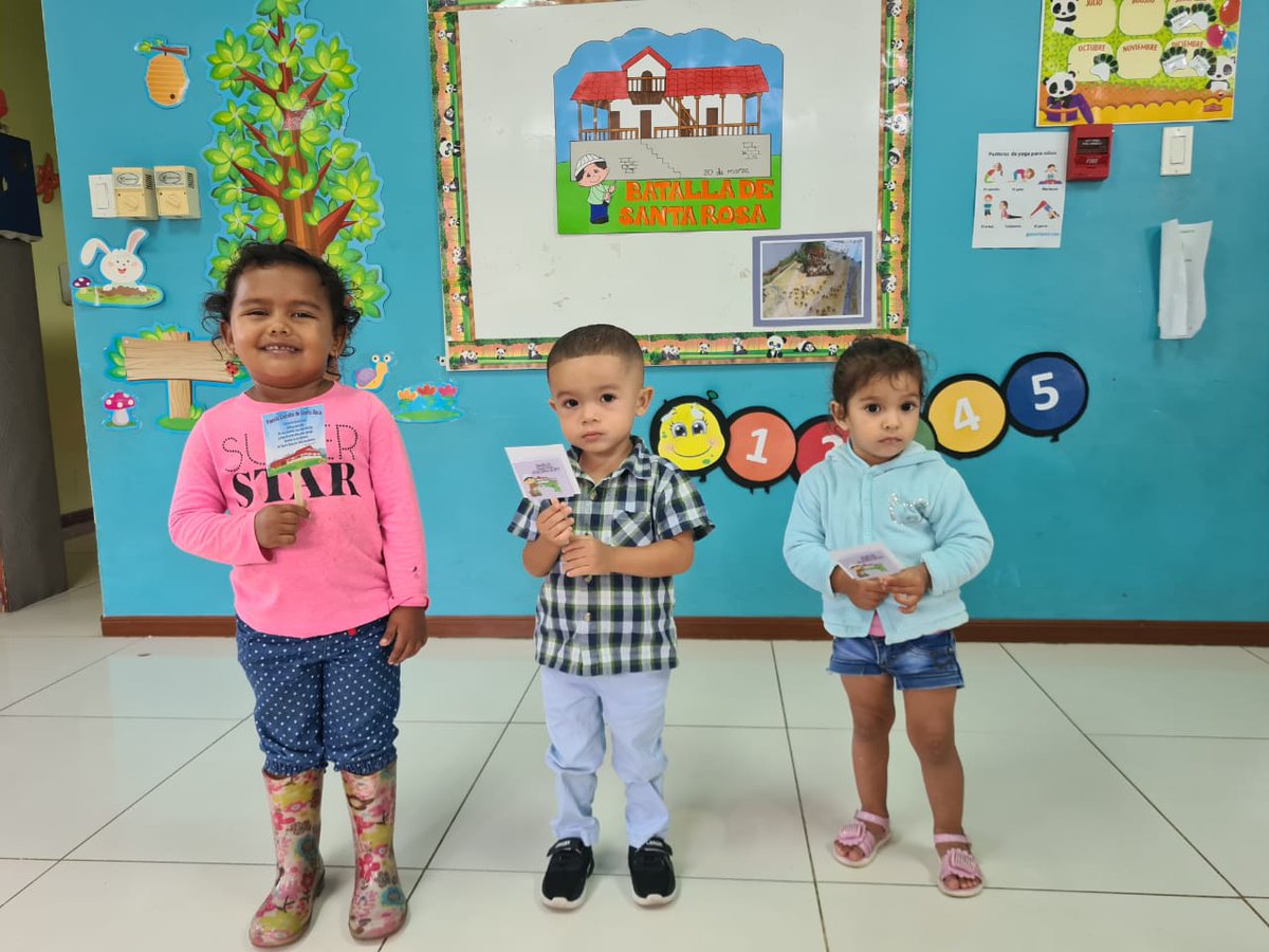 redcudicr's tweet photo. Aprenden de historia y ciudadanía
En los CECUDI de Siquirres #Limón y de San Pablo de Heredia, niñas y niños aprendieron sobre la Batalla de Santa Rosa y su impacto en la historia de #CostaRica y Centroamérica.
#Horaderegresar
@UNICEFCostaRica @redcudicr https://t.co/QnUJjHZ8uh