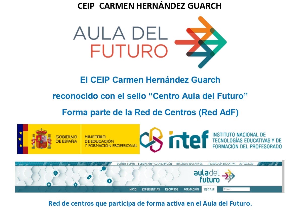 ColegioCHG's tweet photo. @ColegioCHG reconocido como “Centro Aula del Futuro” #RedAdF https://t.co/GDXbvFscMh https://t.co/Q4oZ1JrzOb