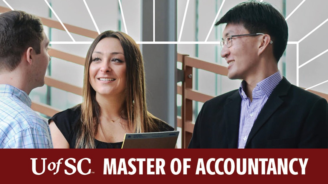 MooreSchool's tweet photo. Are you looking for an accounting program that gives you real-world experience through customizable curriculum? Learn more about how the #MooreSchool Master of Accountancy program can do that and more in our webinar on March 25 at 4 p.m. ➡️  https://t.co/R0s6ZOREX7
#MooreMACC https://t.co/qZnPo861iI