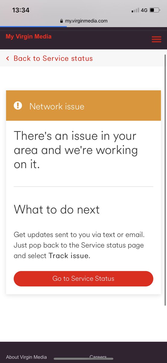 LozGreen_'s tweet photo. @virginmedia It has said this for the past 2 days! I have now missed 2 days of work and would like to discuss a refund being put on the account https://t.co/rfNFDEzFNQ