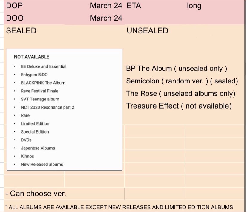Utopia_kshop's tweet photo. ✨UNSEALED ALBUMS✨

💸 290

📍DOP: PAYO
📍DOO: March 24
📍ETA: Long
❗️UNSEALED https://t.co/mxJgDkT4vW