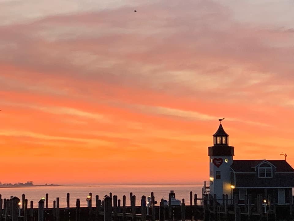 Saybrook Point #sunrise! 📷:Michael Hoinsky <a href="/SaybrookResort/">Saybrook Point Resort & Marina</a>