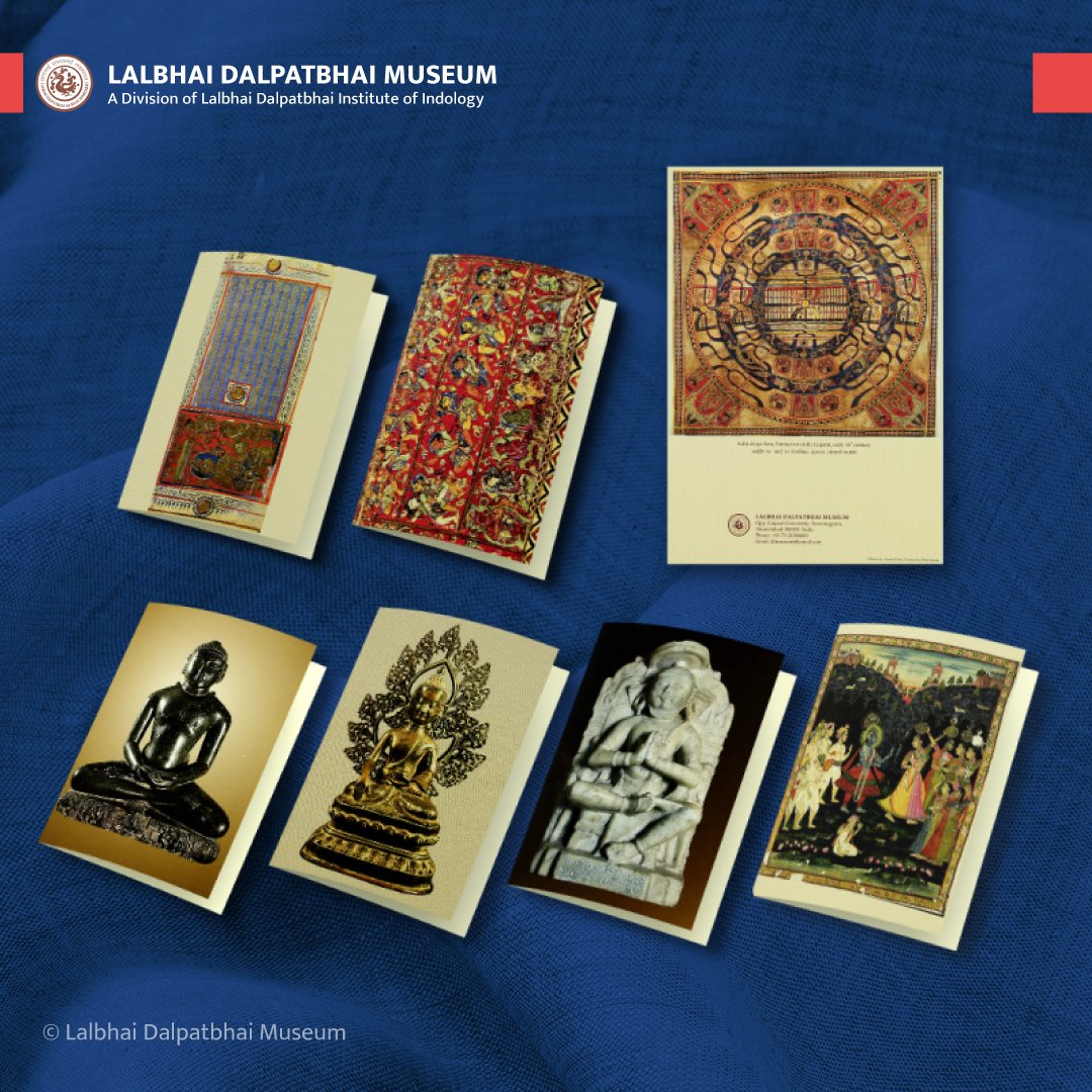 ldmuseum's tweet photo. #greetingcards #museumshop
Send your wishes along with Art and History.
.
A set of 7 greeting cards, along with a colour plate, at only Rs. 100/-
....
To place the order 
📞📞👇
079-26306883
.
#museums #easyshopping #ordernow #museumlife #history #art #craft #museumsofahmedabad https://t.co/hq4oif88xb