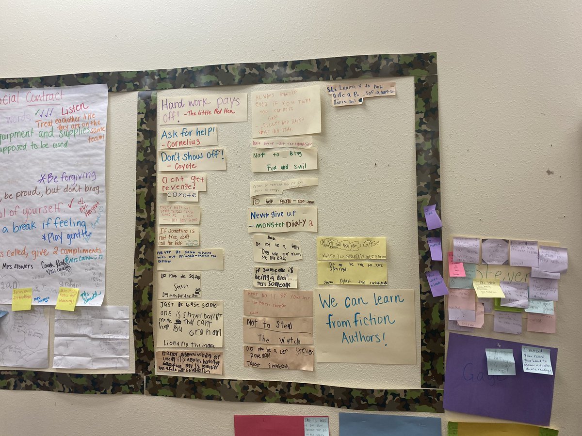 dwheeler's tweet photo. Loving the authentic student work in Mrs. Stowers’ room 😍 #risdlearns #bsecubs https://t.co/niEaTB9exS