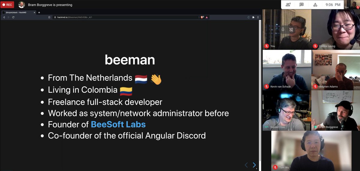 trungvose's tweet photo. We are having @beeman_nl at #AngularAPAC talking about nxpm-stack, a set of schematics that generates an opinionated full-stack application in a Nx Workspace based on the PANNG Stack (Prisma, @angular, Nest, @NxDevTools, GraphQL).

Check it out 👉 https://t.co/Z4wsJNBFye https://t.co/AFBS43Qkyr