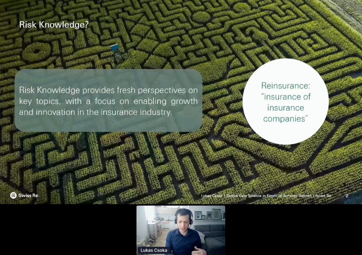 CARTO's tweet image. #RiskKnowledge provides fresh perspectives on key topics, with a focus on enabling growth &amp;amp; innovation in the #insurance industry

#SDSC21 @SwissRe 
🎟️ spatial-data-science-conference.com/financial-serv…
