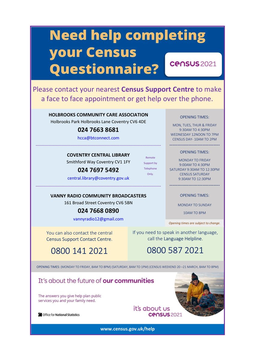 If you still haven't completed your census return and need help....
