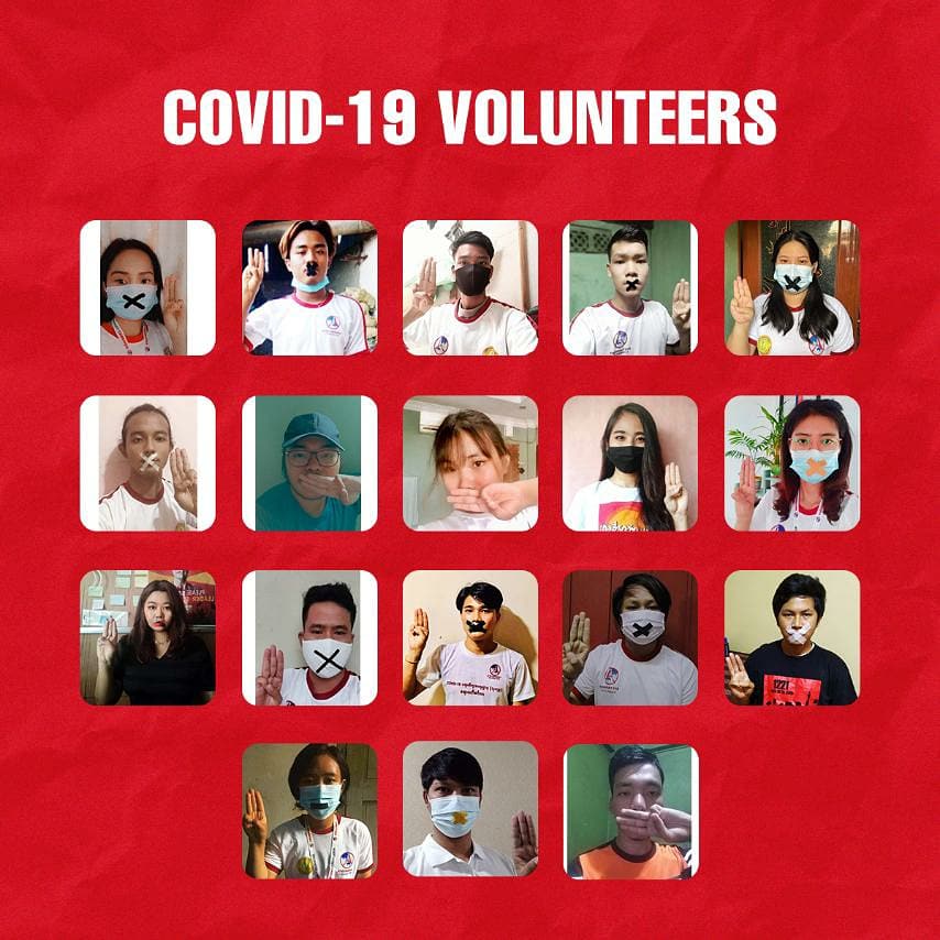 Mg_Dynamite's tweet photo. 24th March Silent Strike 2021 🇲🇲

#Covid19Volunteers
#ငါတို့မြို့ငါတို့သဘော 
#BurmaSilentStrike2021
#SaveMyammar
#RejectMilitaryCoup 
#အရေးတော်ပုံအောင်ရမည်
#WhatsHappeningInMyanmar https://t.co/XCpkICt8o4