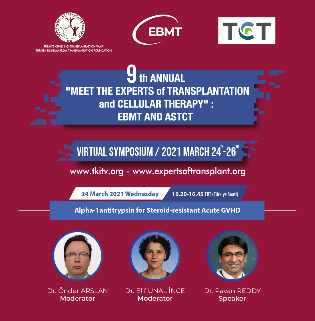 metdigital2021's tweet photo. "9th Meet The Expert of Transplantation and Cellular Therapy" continues with "Alpha-1 antitrysin for Steroid-resistant Acute GVHD" session.

@ASTCT  @TCT_ASTCT 

https://t.co/vsWqE6CE0c
https://t.co/I6YjkoLdbr

@EventsFortuna https://t.co/6AL20zOqsK