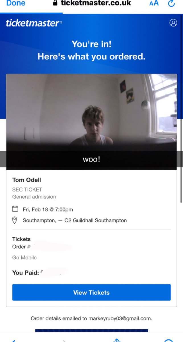 toloseyouagain's tweet photo. see you in southampton !! @tompeterodell <3 https://t.co/42ozdOlQZy