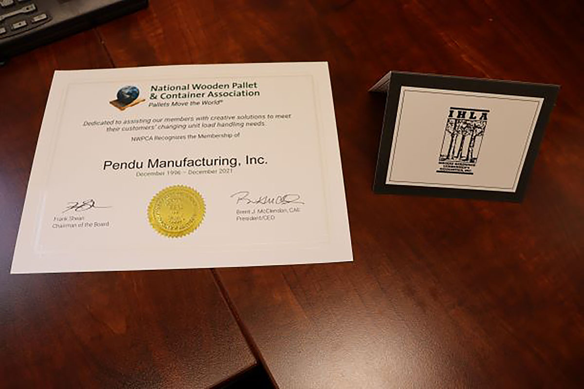 Happy to be a part of the National Wooden Pallet &amp; Container Association and the Indiana Hardwood Lumbermen's Association! Can't wait to see you all for the upcoming NWPCA- ALC and the IHLA Convention!