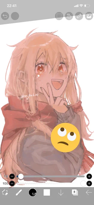 2回目真似して描こうとするとなんか違うくなるよネ?(泣) 