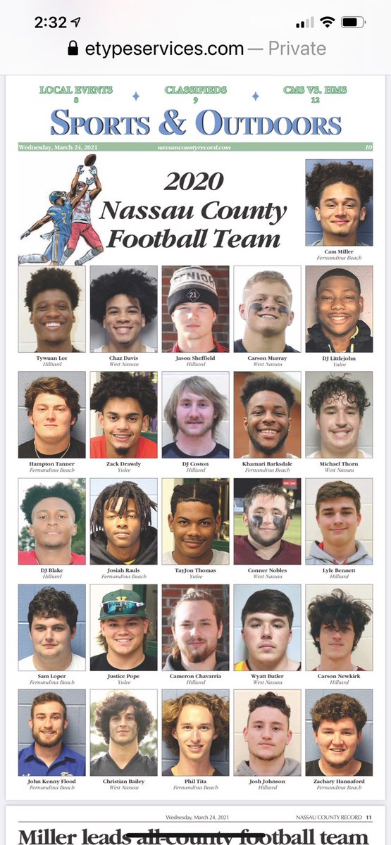 Congratulations to <a href="/WNHSwarriorFB/">WNHSfootball</a> 2020 All County Team Selections #NTNB

<a href="/CarsonMurray14/">Carson Murray🌟</a> - LB
<a href="/ChazDavis01/">Chaz Davis🚀</a>        WR
<a href="/2Christian_B/">Christian Bailey</a>         DB
<a href="/NoblesConner/">conner nobles</a>      LB
<a href="/Butler55Wyatt/">Wyatt Butler</a>      OL 
<a href="/Michael_Th0rn/">Michael Thorn</a>     DL
